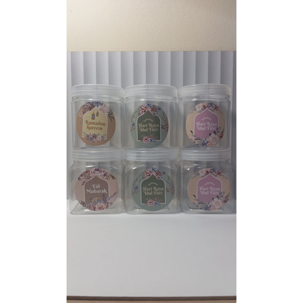 Variasi aneka sticker Toples lebaran