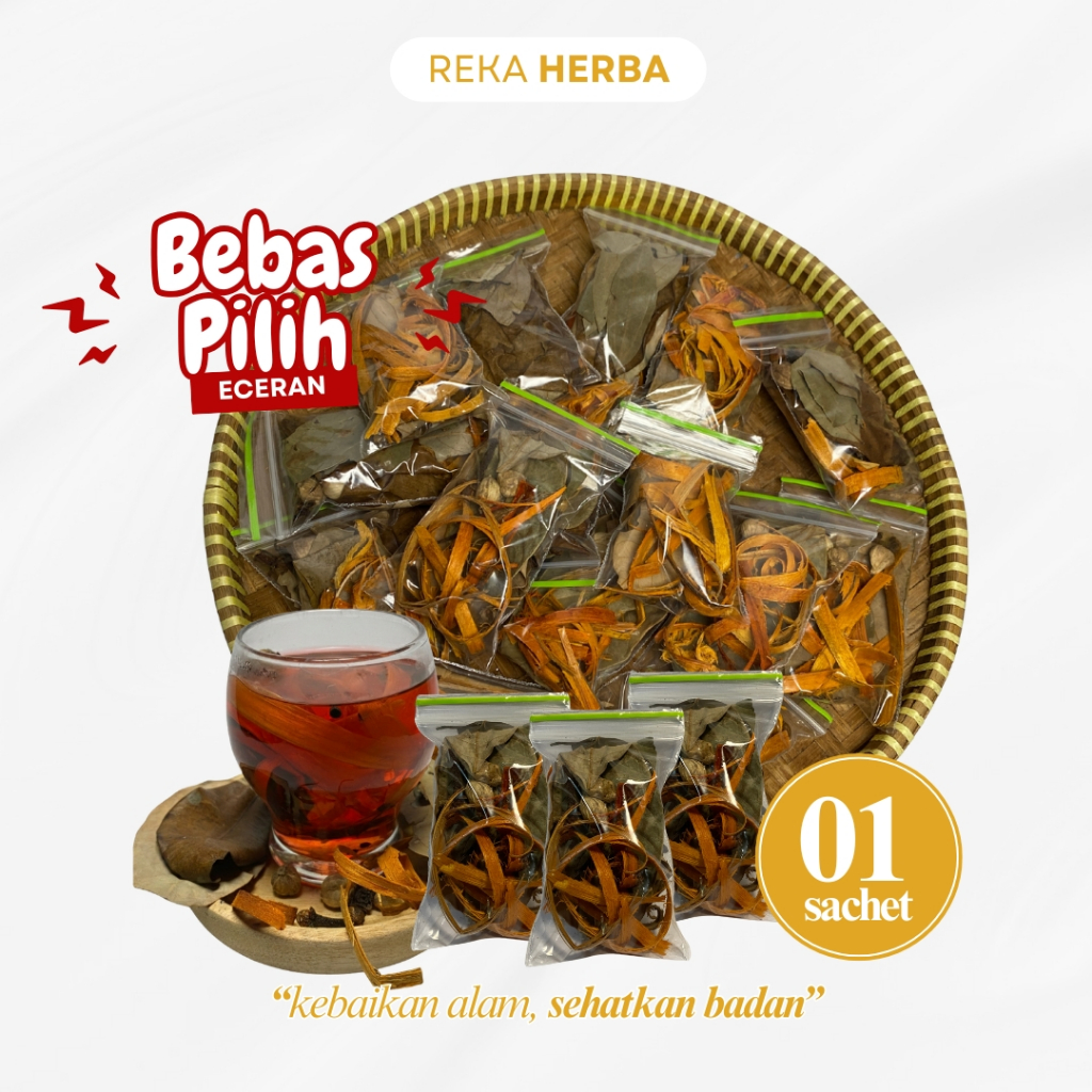 [GROSIR ECERAN] Wedang Uwuh Komplit MINUMAN TRADISIONAL Daun Herbal Instan