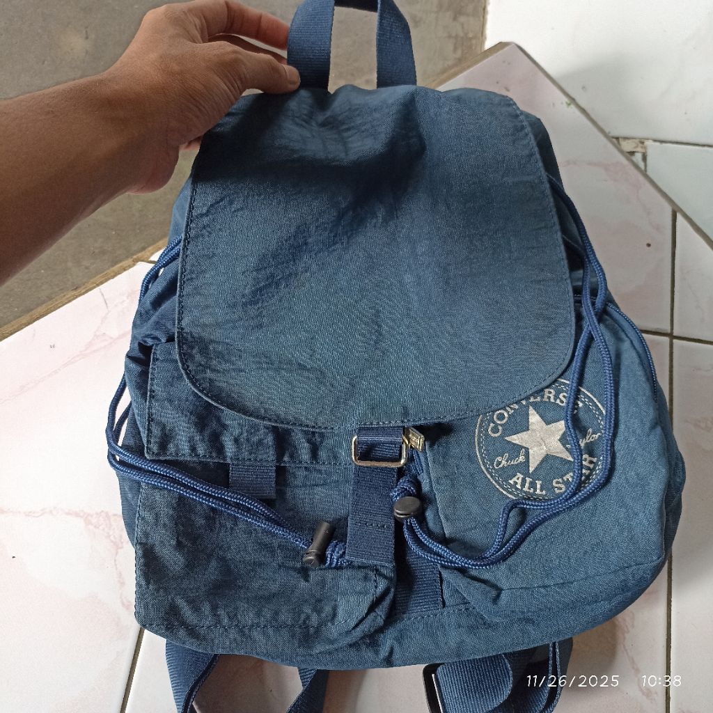 tas converse navy converse preloved