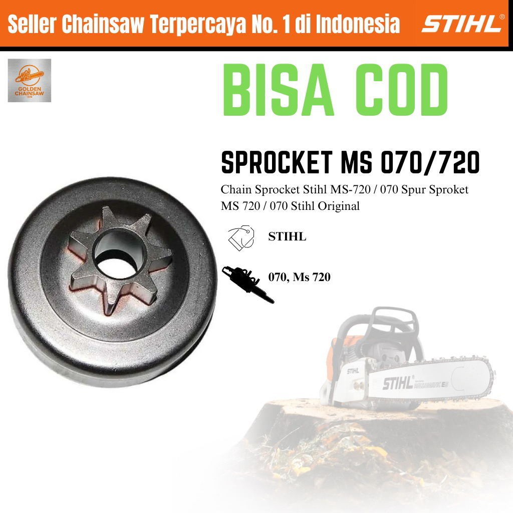 Chain Sprocket Stihl MS-720 / 070 Spur Sproket MS -720 / 070 Stihl Original