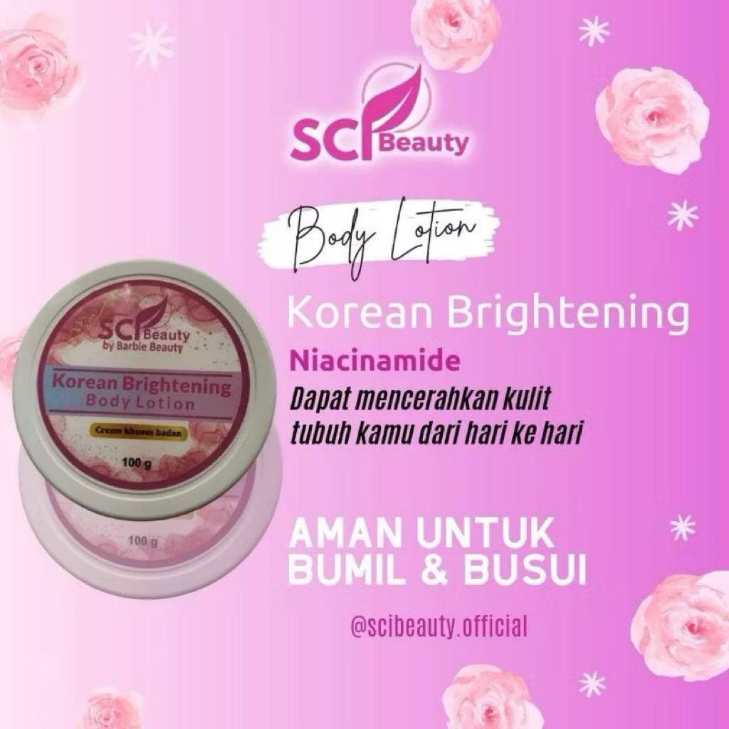 SCI BEAUTY KOREAN BRIGHTENING BODY LOTION 100 GR