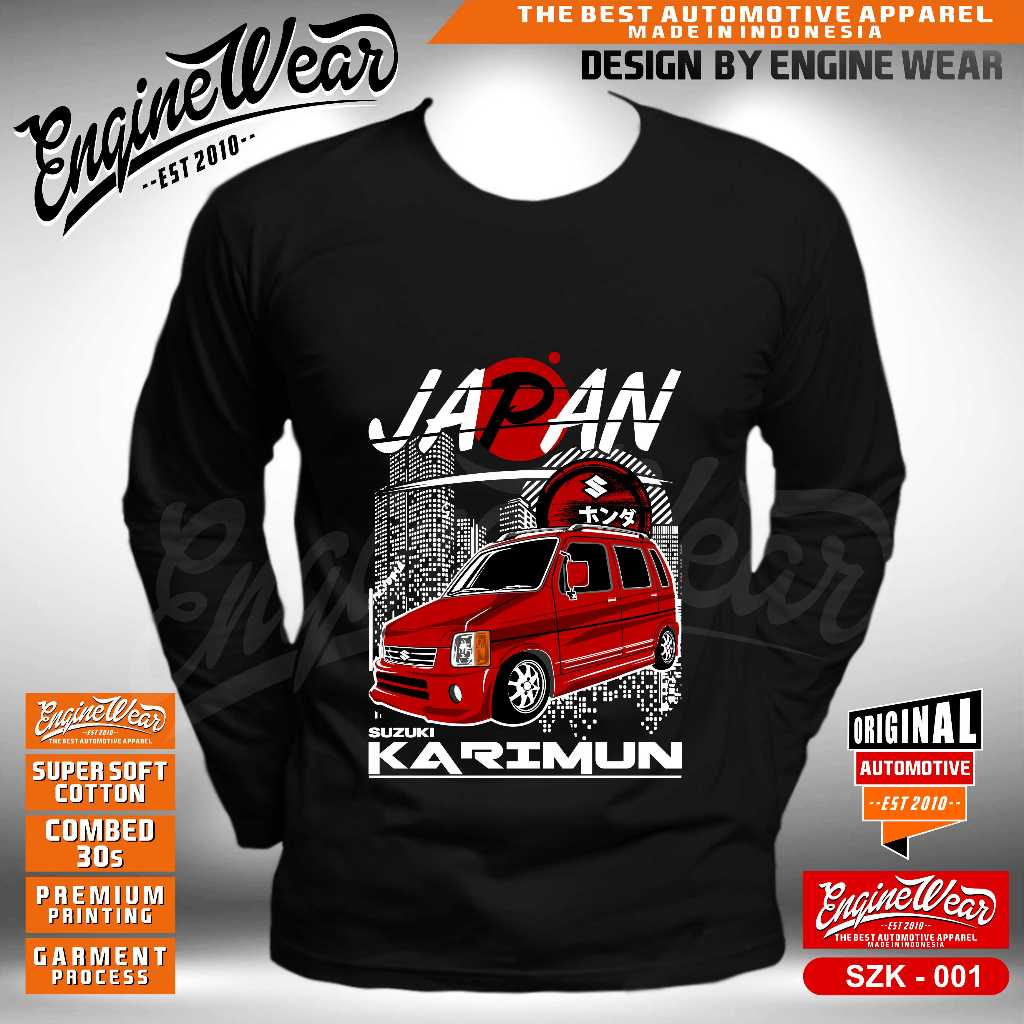 kaos suzuki karimun kotak baju tshirt mobil suzuki karimun mrh