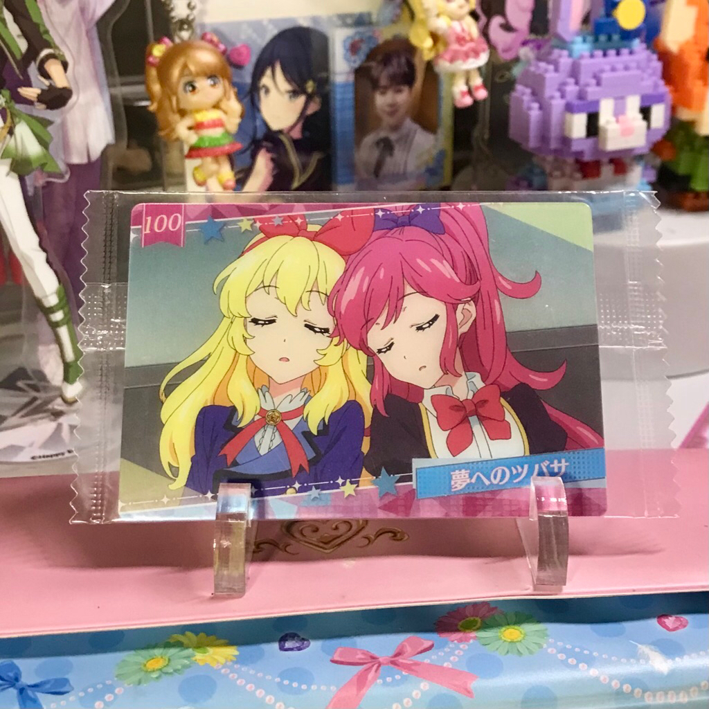 [ SEALED ] Aikatsu Waffer Card 2 Wings Ichigo & Seira Official Jepang
