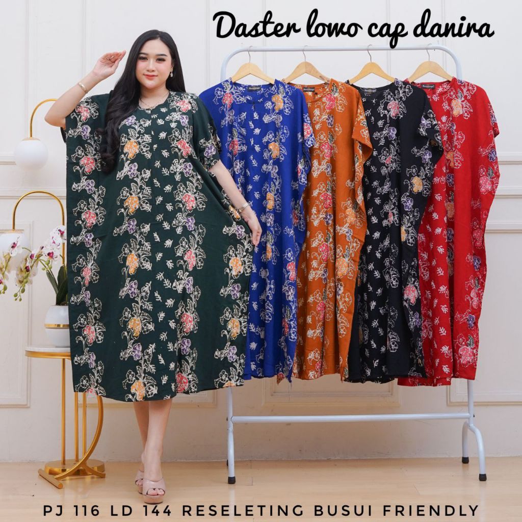 DASTER LOWO CAP DANIRA  DASTER BATIK LOWO  DASTER BATIK