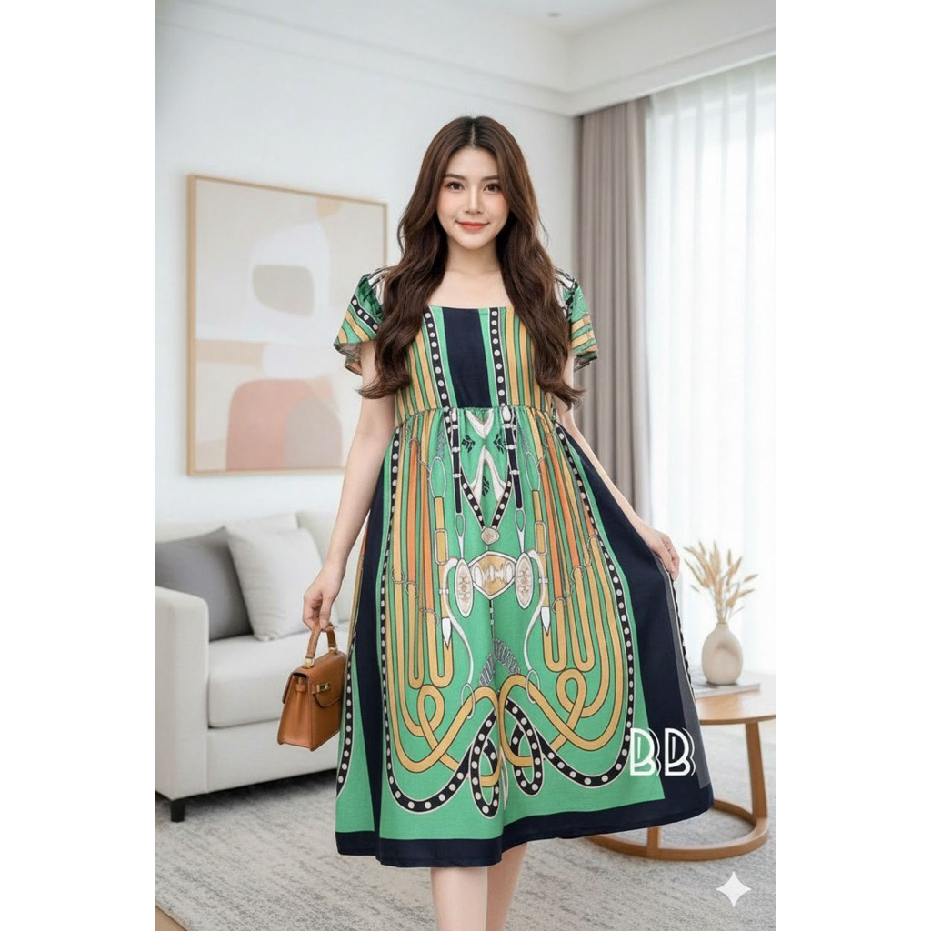 DRESS BALI MOZA TALI / DASTER MOZA SINGLET / DRESS MOZA RAYON SUPER (PILIH MOTIF)