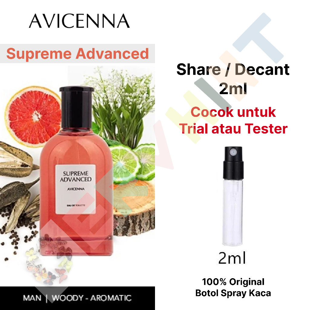 [Decant Parfum] Avicenna - Supreme Advanced EDT (Eau de Toilette) | Ginger Cedar | Pria