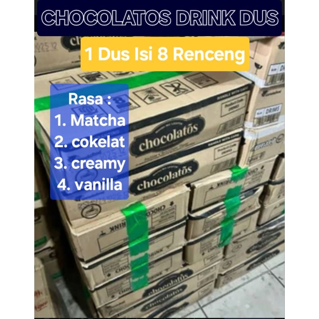 CHOCOLATOS DRINK KARTON || 1 DUS ISI 8 RENCENG