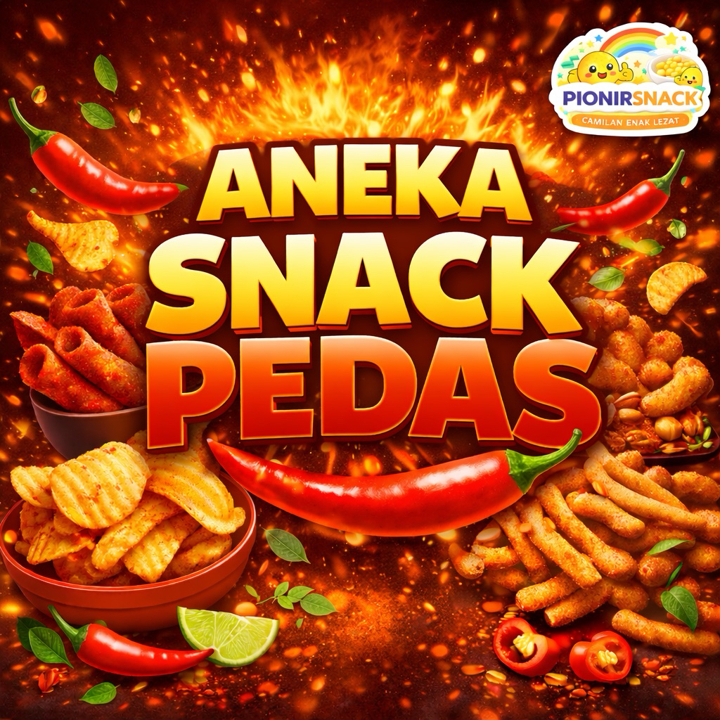 Pionir Snack | Seblak kencur | Makaroni Bantet Pedas | Aneka Snack Pedas - Snack Pedas Manis - Snack