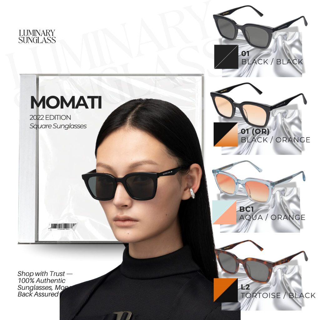 Kacamata Fashion Pria & Wanita | GM Momati Sunglasses | 100% ORIGINAL