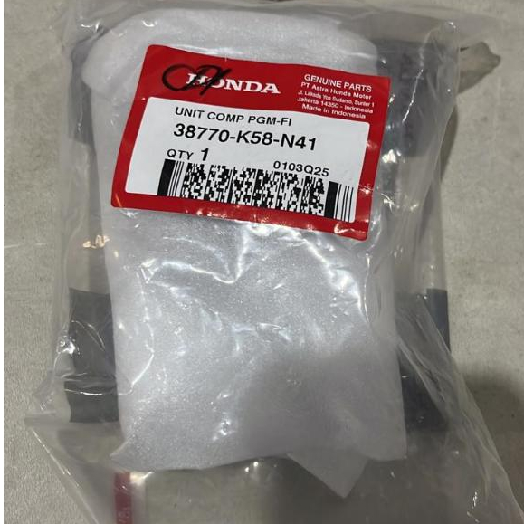 38770K58N41 ECM, ECU Honda Revo Fi 38770-K58-N41