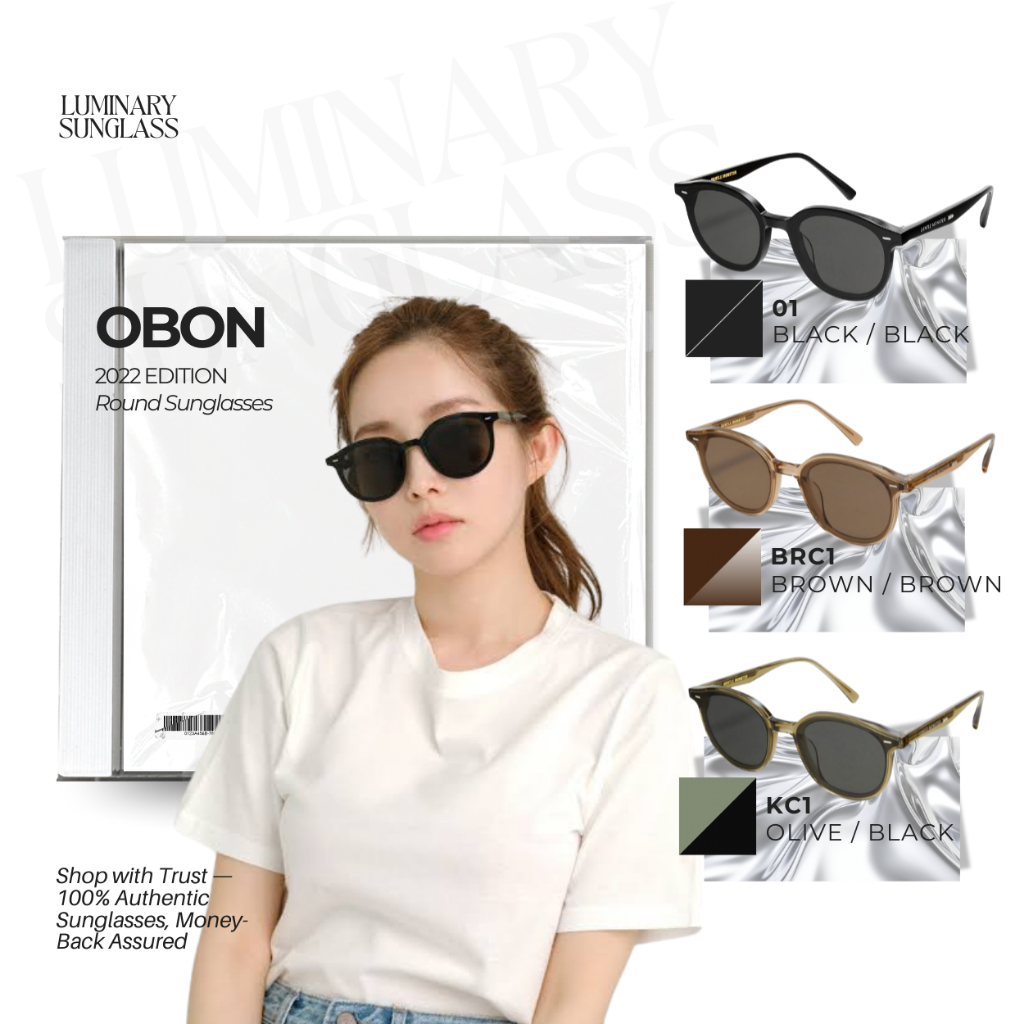 Kacamata Fashion Pria & Wanita | GM Obon Sunglasses | 100% ORIGINAL