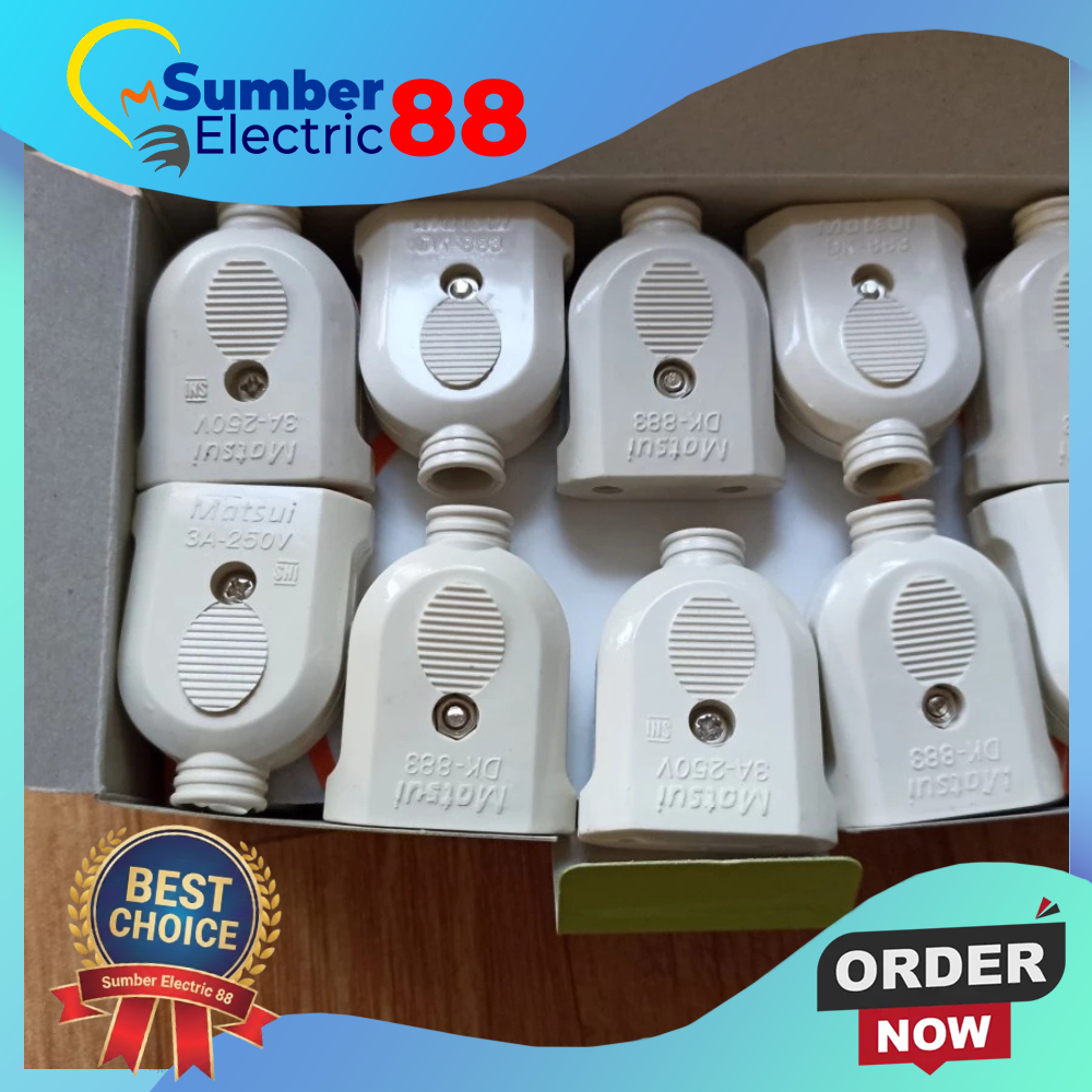 Steker Contra Matsui / Steker Gepeng Dk-883