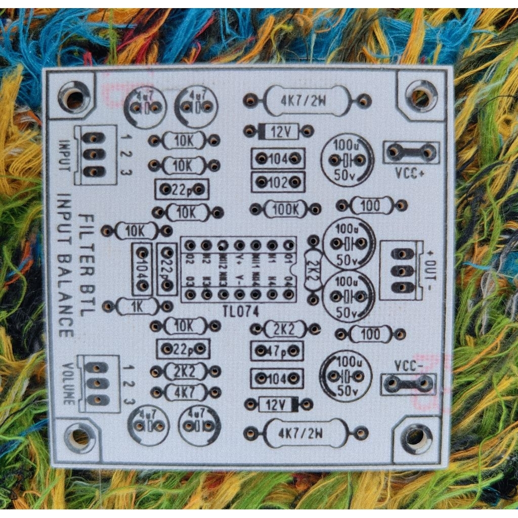 PCB filter btl ples input balance