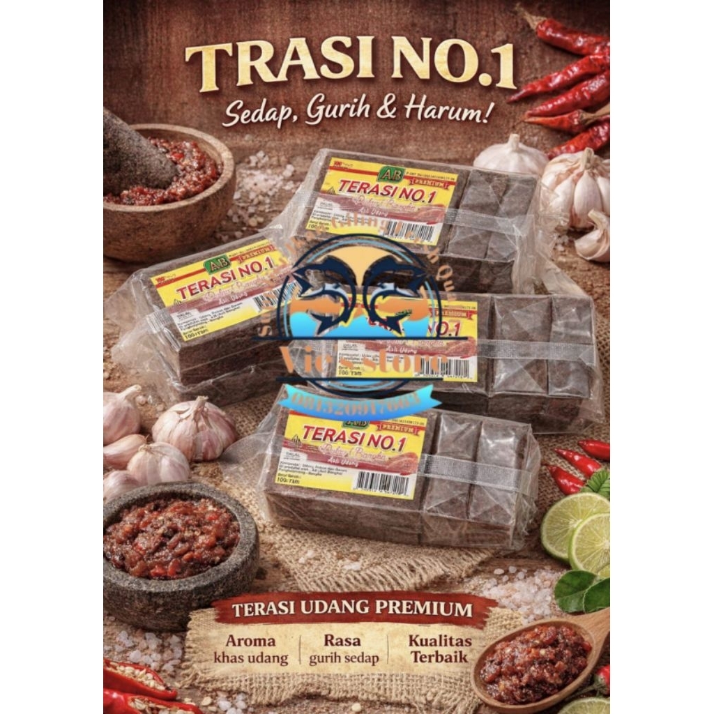 TERASI BANGKA atau Belacan asli bangka kualitas super no 1