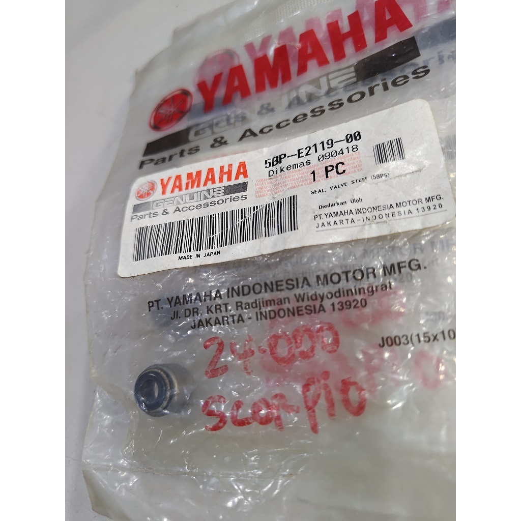 seal klep scorpio ori