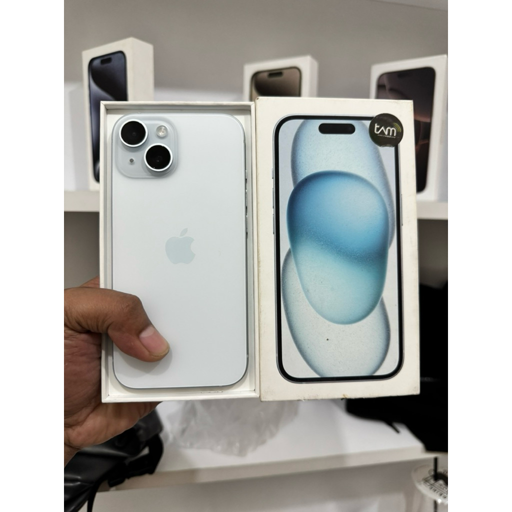 iphone 15 256gb ibox second blue
