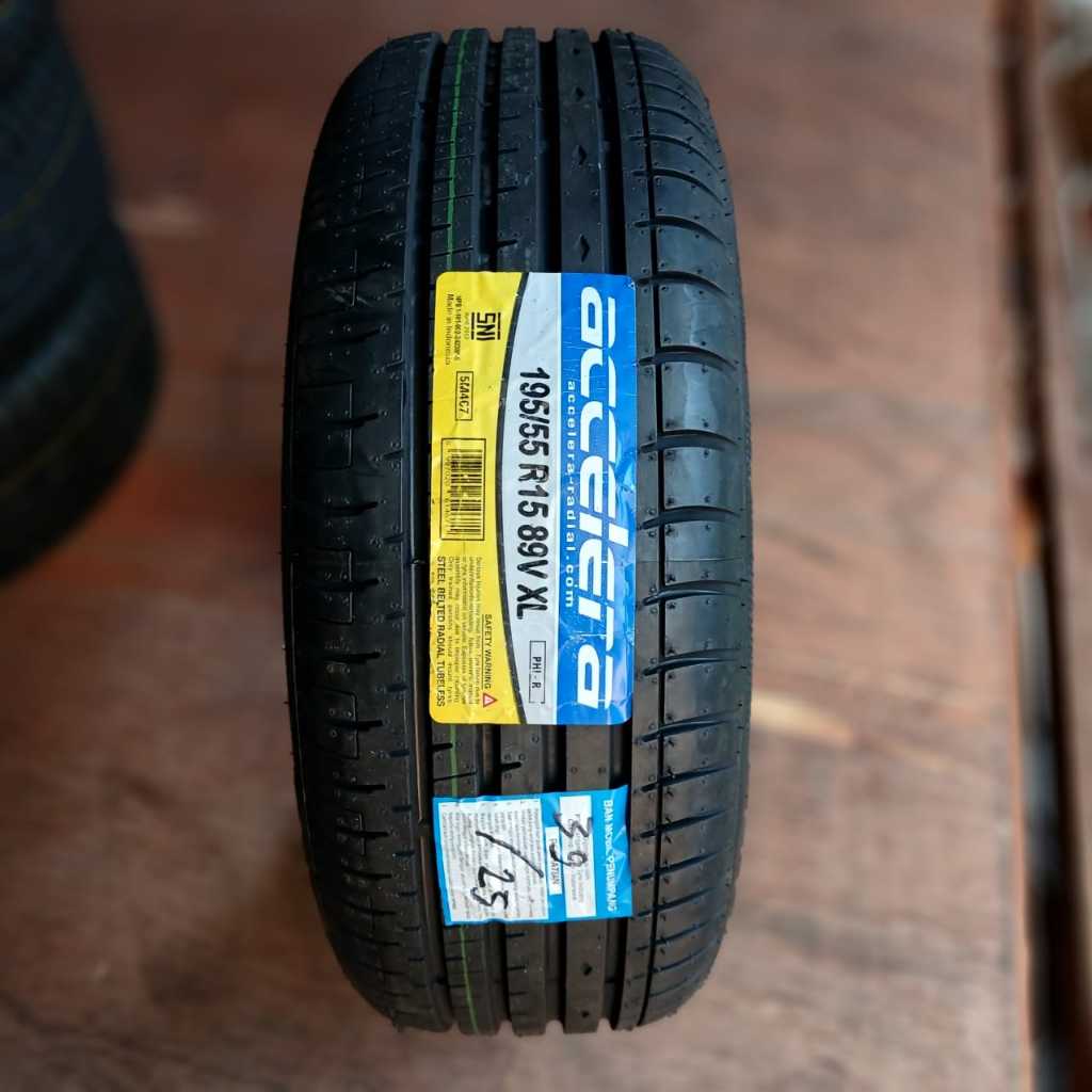 BAN MOBIL MERK ACCELERA PHI 195 55 R15 BAN TUBLES PRODUK TERBARU BAN MOBIL,SIGRA,VIOS,AYLA,JAZZ DLL