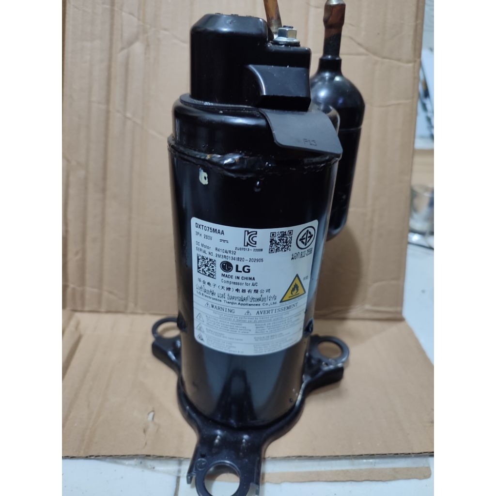 Kompresor ac Lg dual inverter 1/2pk r410a r32 original