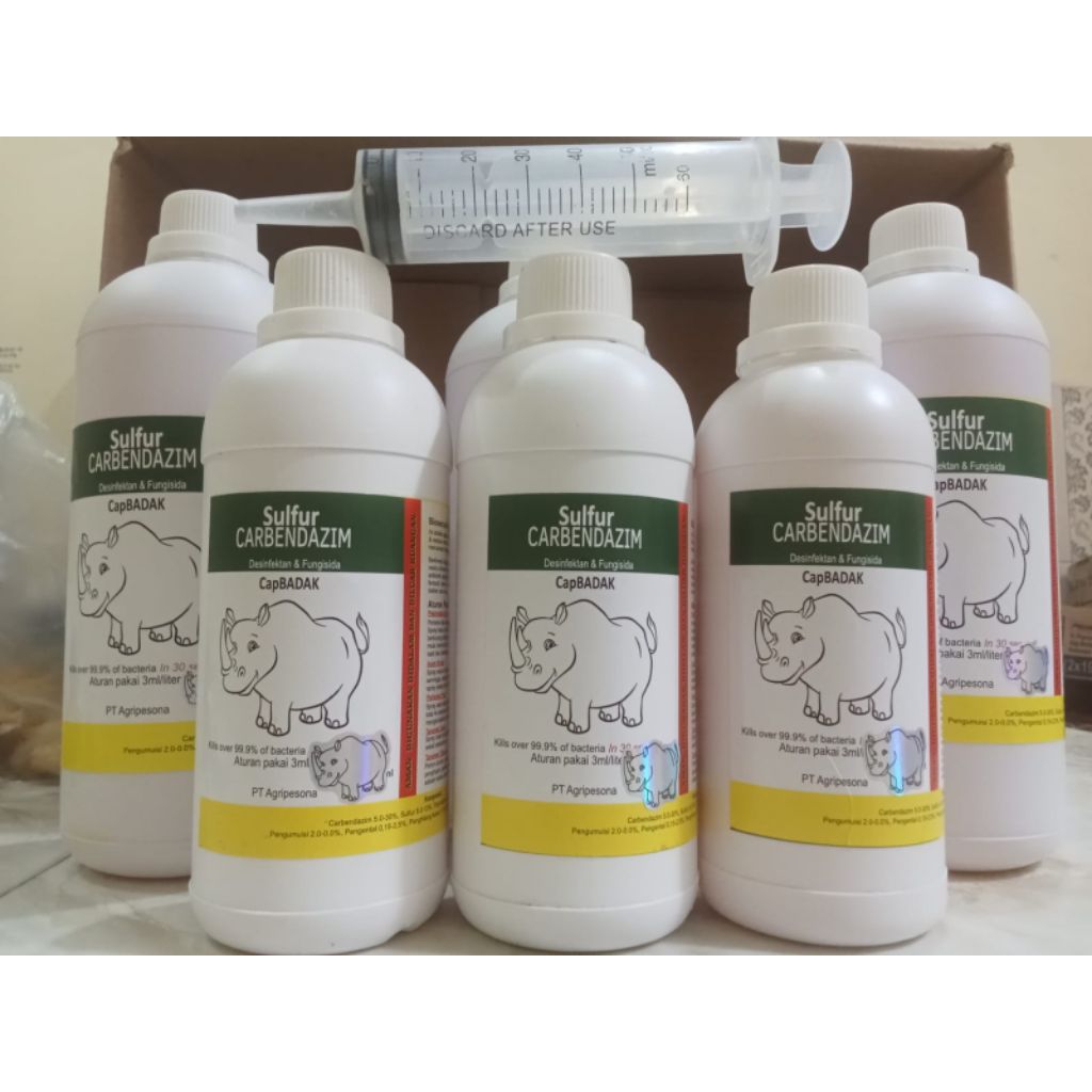 Desinfektan Cap Badak 500ml - Ramah Lingkungan, Multifungsi, Efektif untuk Kandang & Pertanian