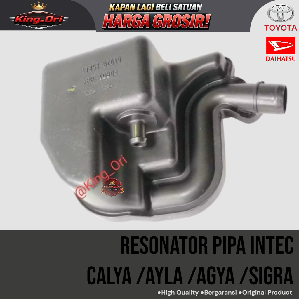 ORIGINAL RESONATOR PIPA INTEC TOYOTA CALYA AYLA AGYA SIGRA DAIHATSU