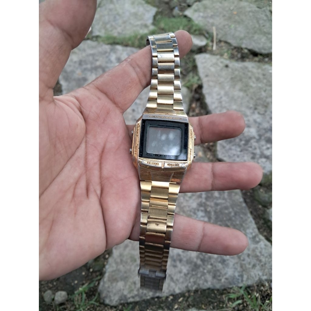 Jam casio Data bank DB 360 off bahan original