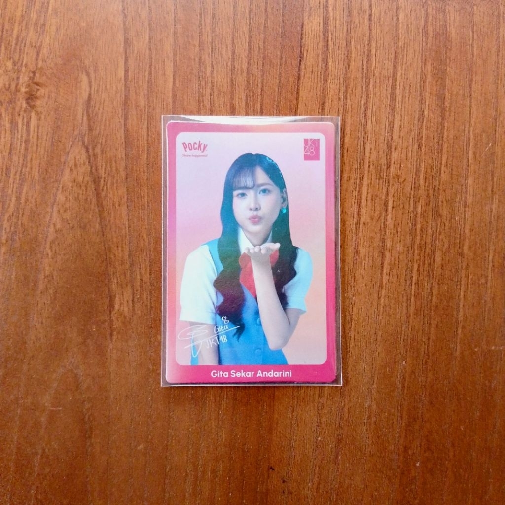 Photocard Gita JKT48 - Pocky X JKT48