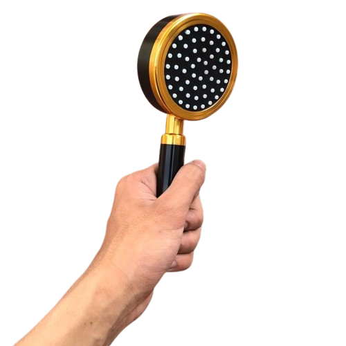 HSS 1023 HEAD SHOWER BULAT HITAM GOLD // KEPALA HEAD SHOWER ONLY