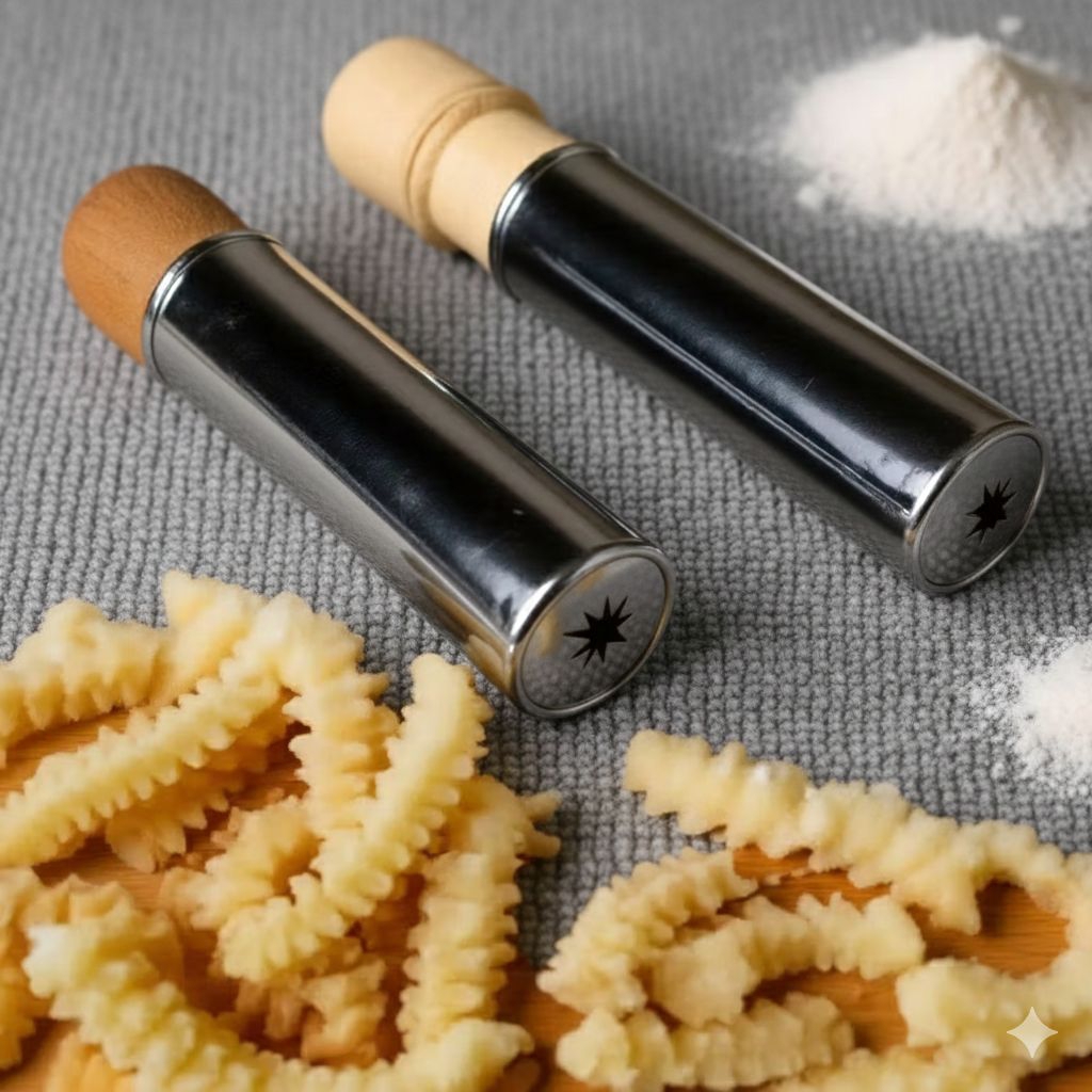 Cetakan kue akar kelapa stainless Kayu