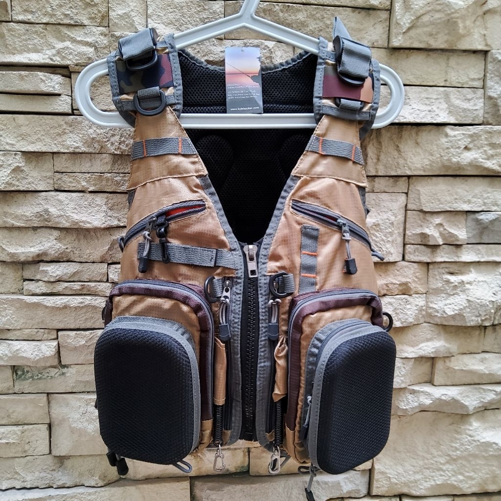 Rompi Body Vest Tactical Rajawali Hitam - Desain Militer, Plat Kevlar, Quick Release