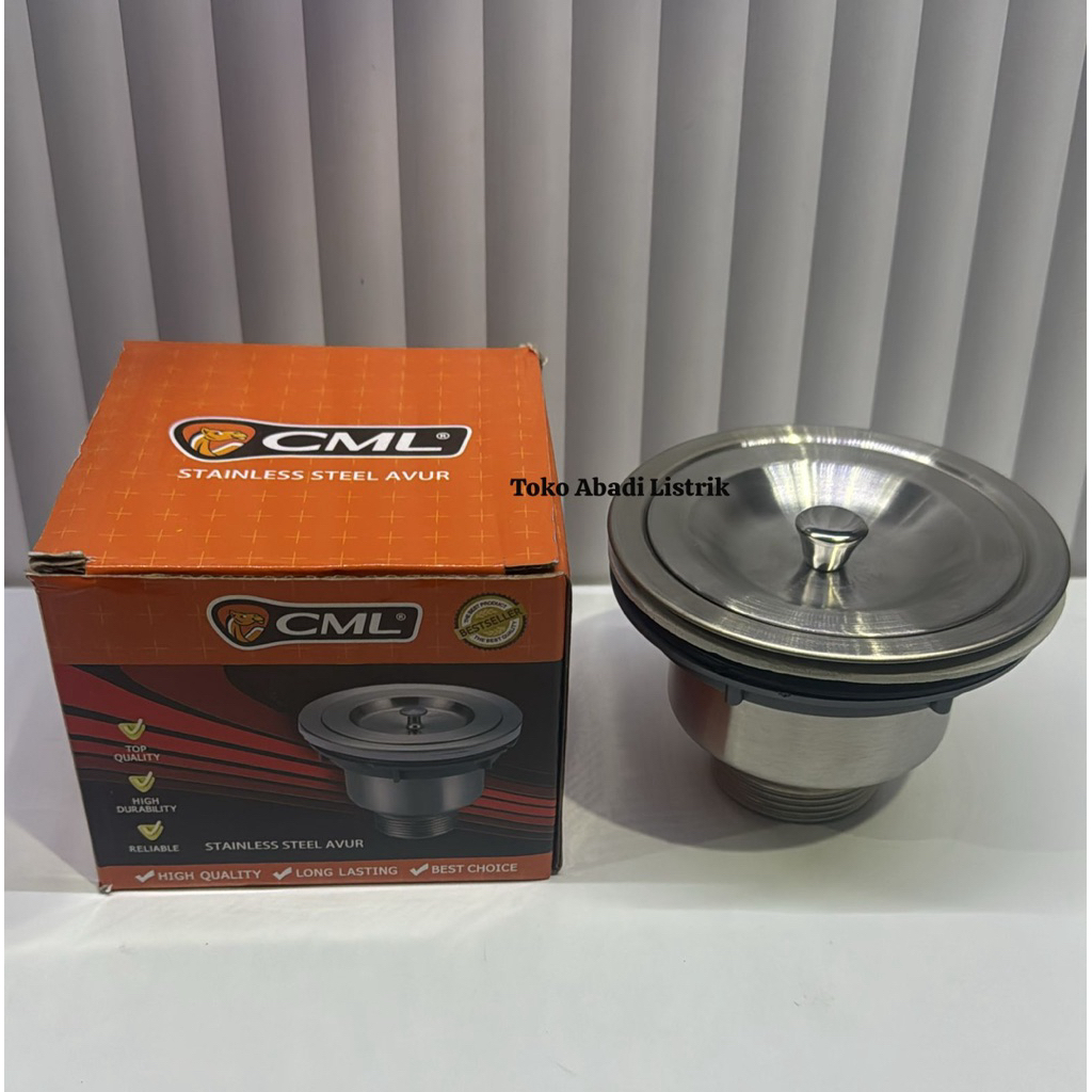 CAMEL NEVADA Afur Saringan Wastafel Bak Cuci Piring Stainless Anti karat Avur Apur