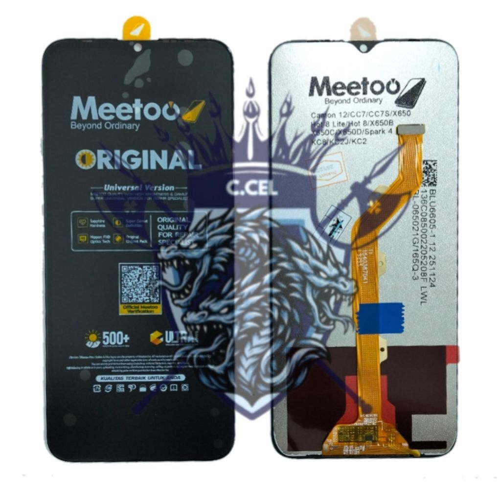 C CELL LCD INFINIX X650 / X650C / X650D / HOT 8 LCD TOUCHSCREEN