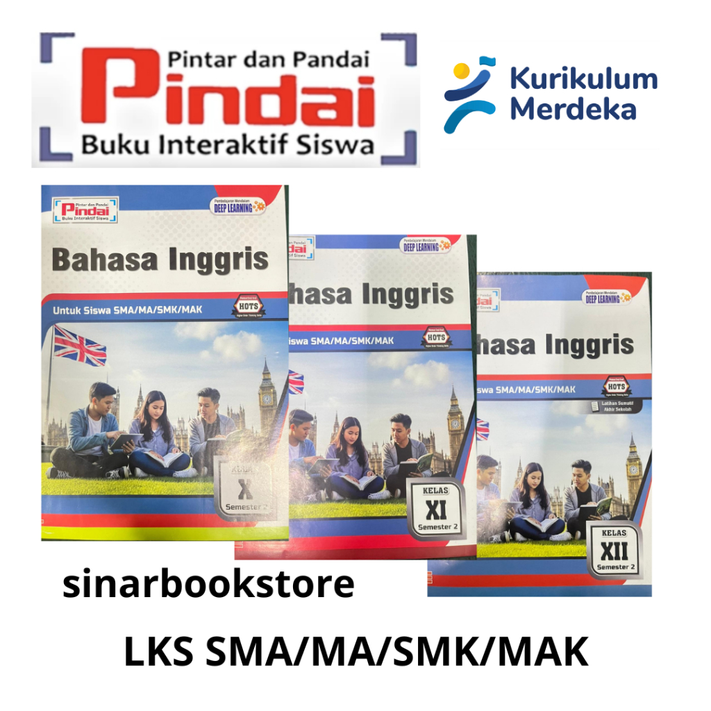 LKS PINDAI SMA/MA/SMK/MAK KURMER - Bahasa Inggris