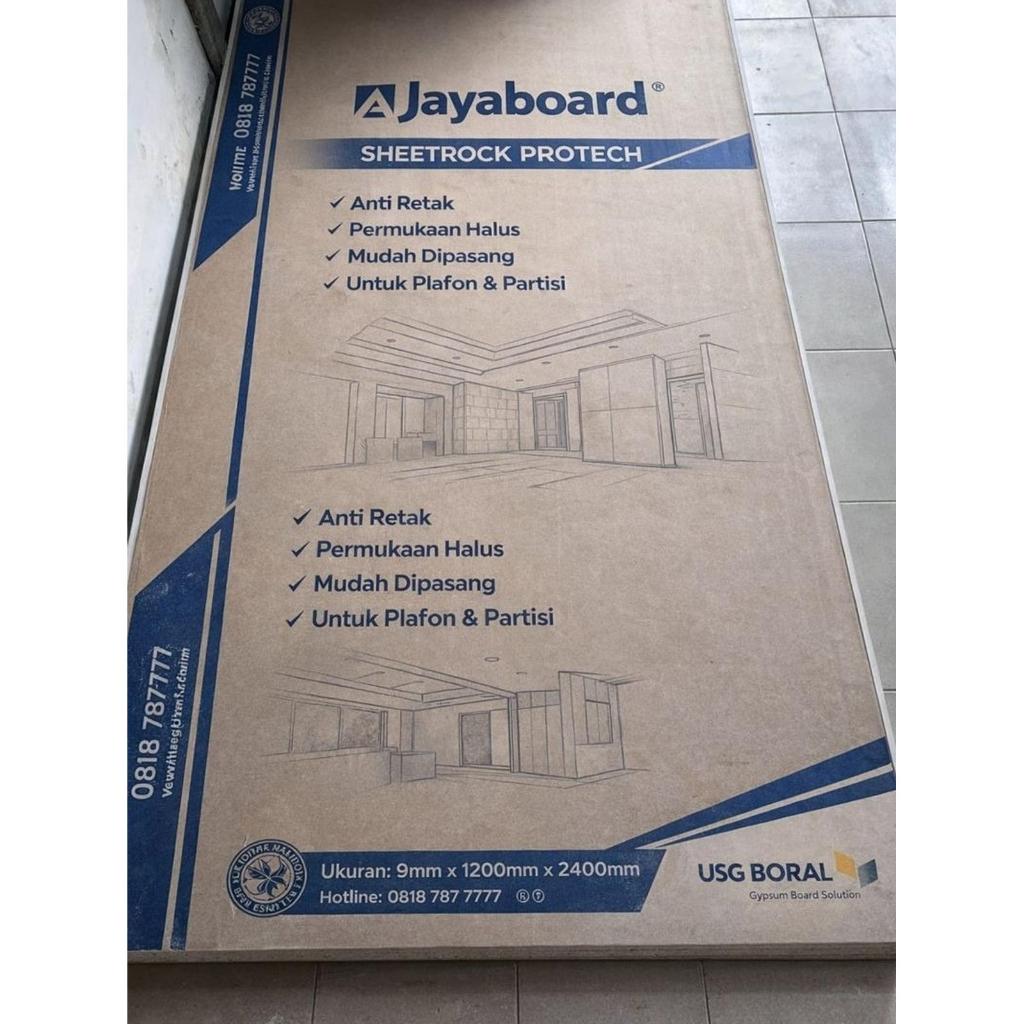 { PAPAN GYPSUM JAYABOARD } 9mm