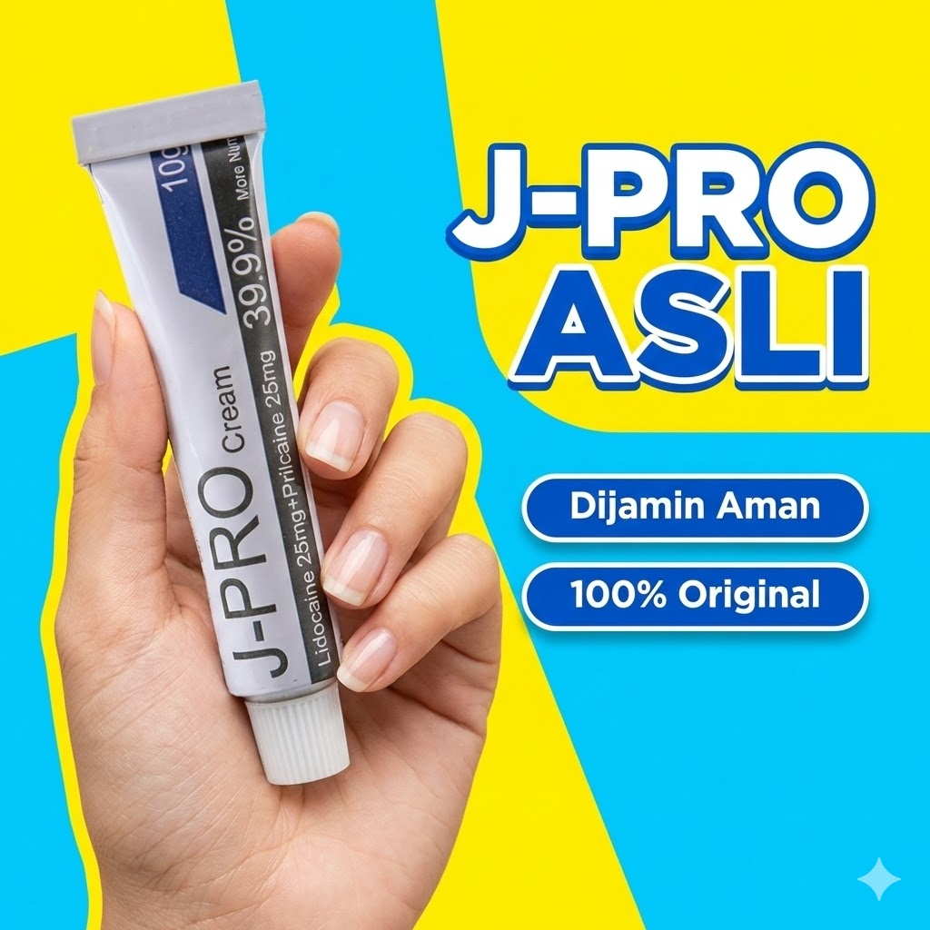 Krim Anastesi J-PRO 10g untuk Sulam Alis dan Bibir