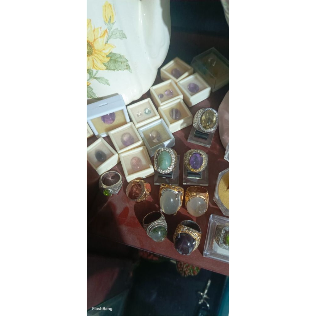 Batu akik permata topaz kecubung peridot aquamarine garnet ametis