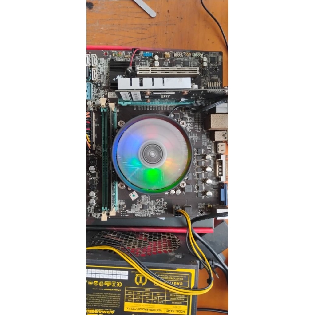 Paketan Mobo H61 + Vga + hsf + psu