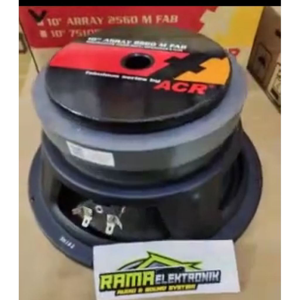 Speaker ACR Fabulous 10 Inch 2560M - Suara Mid Bersih, Ideal untuk Vocal dan Array