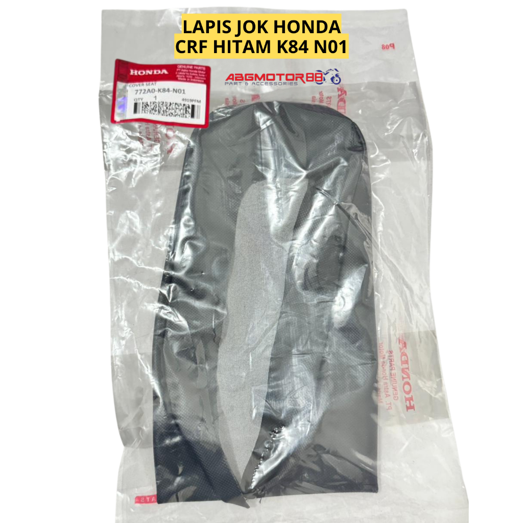LAPIS JOK KULIT SADEL HONDA CRF K84 HITAM