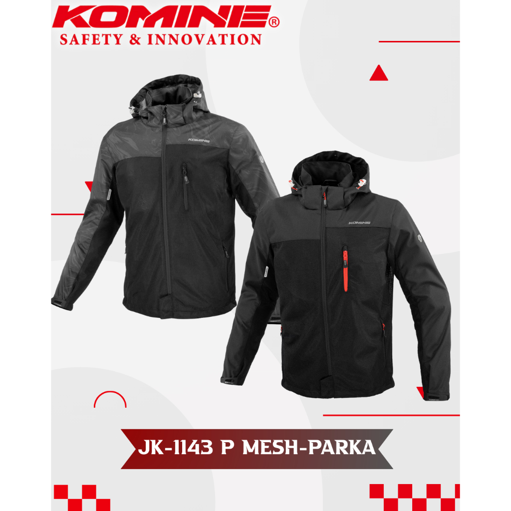 Komine JK-1143 Riding Jacket Mesh Parka Original