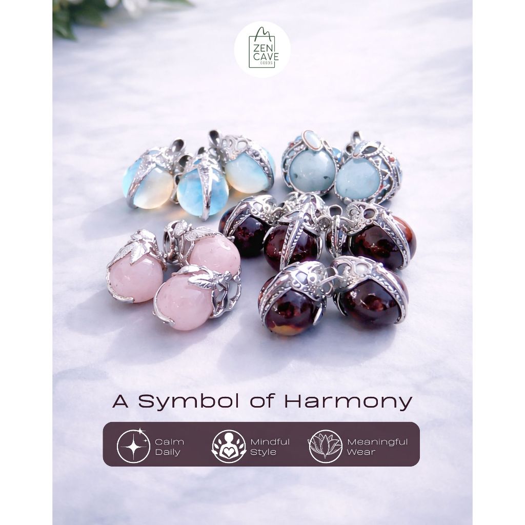 Pendant, Liontin Batu Alam, Akik, Giok Asli Aksesoris, Kalung Pria, Wanita