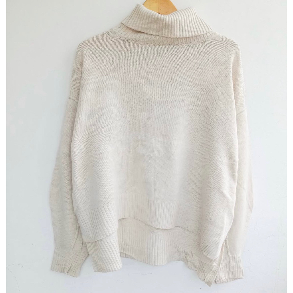 SWEATER CREAM RAJUT LD 150 CM