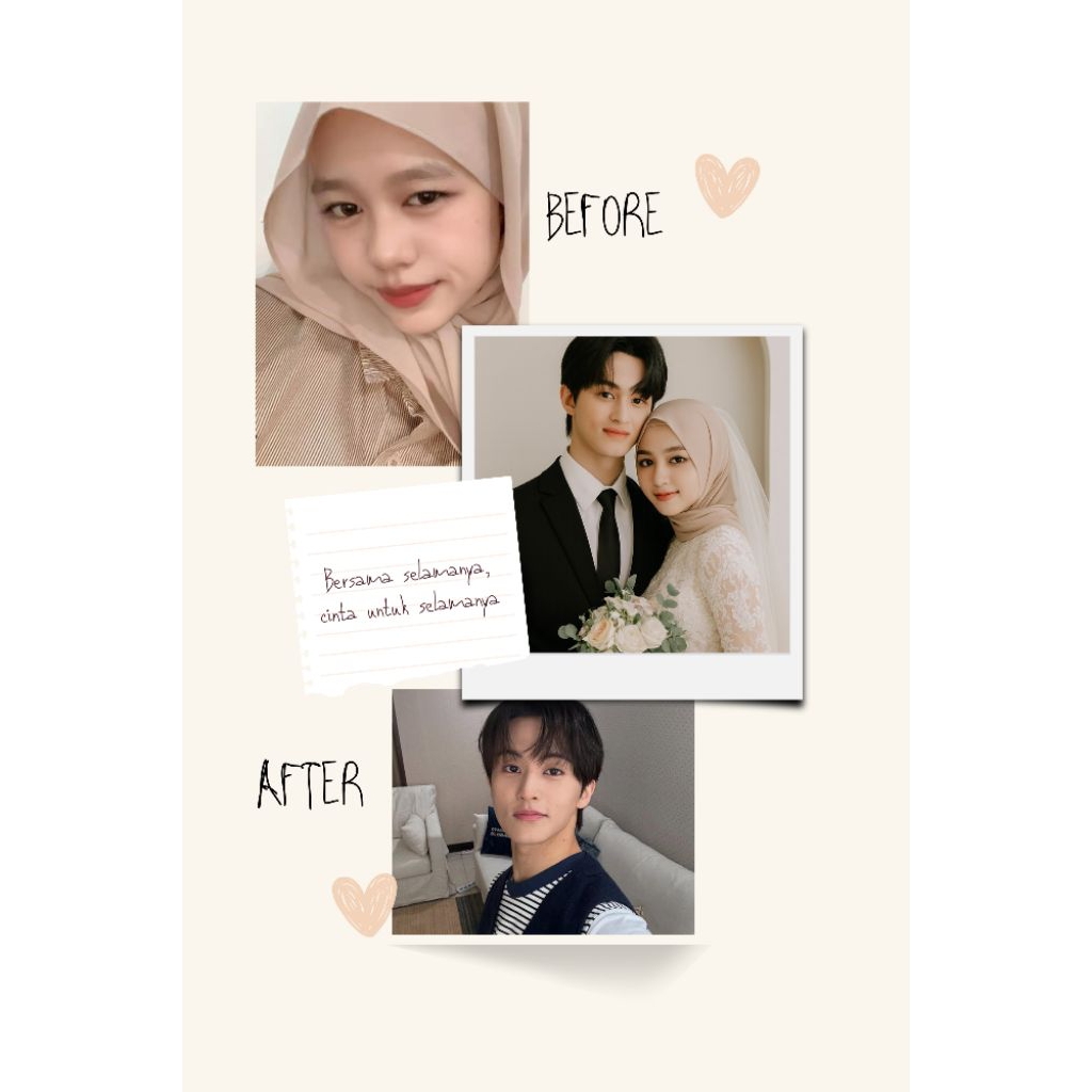 Jasa Edit Foto Wedding/Prewedding