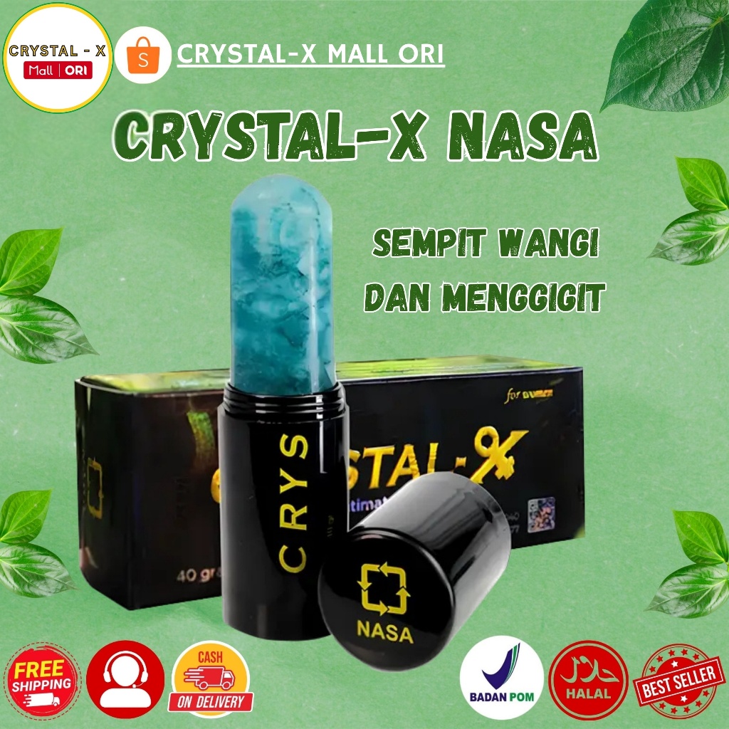 (KEMASAN BARU) CRYSTAL X Untuk Atasi kewanitaan, Cristal X ASLI NCX KRISTAL X CX NASA KRYSTAL X ORI