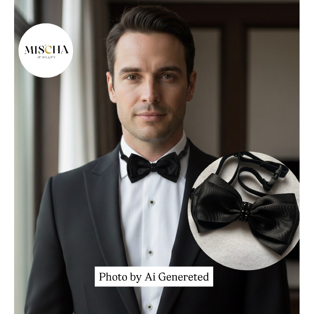 Dasi Kupu-kupu Tuxedo Series 3  - Bowtie Premium Collection