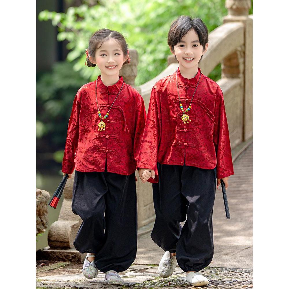Fairyland | 8312 Qipao Cheongsam Couple SETELAN anak laki Dress Anak Perempuan Imlek Chinese New Yea