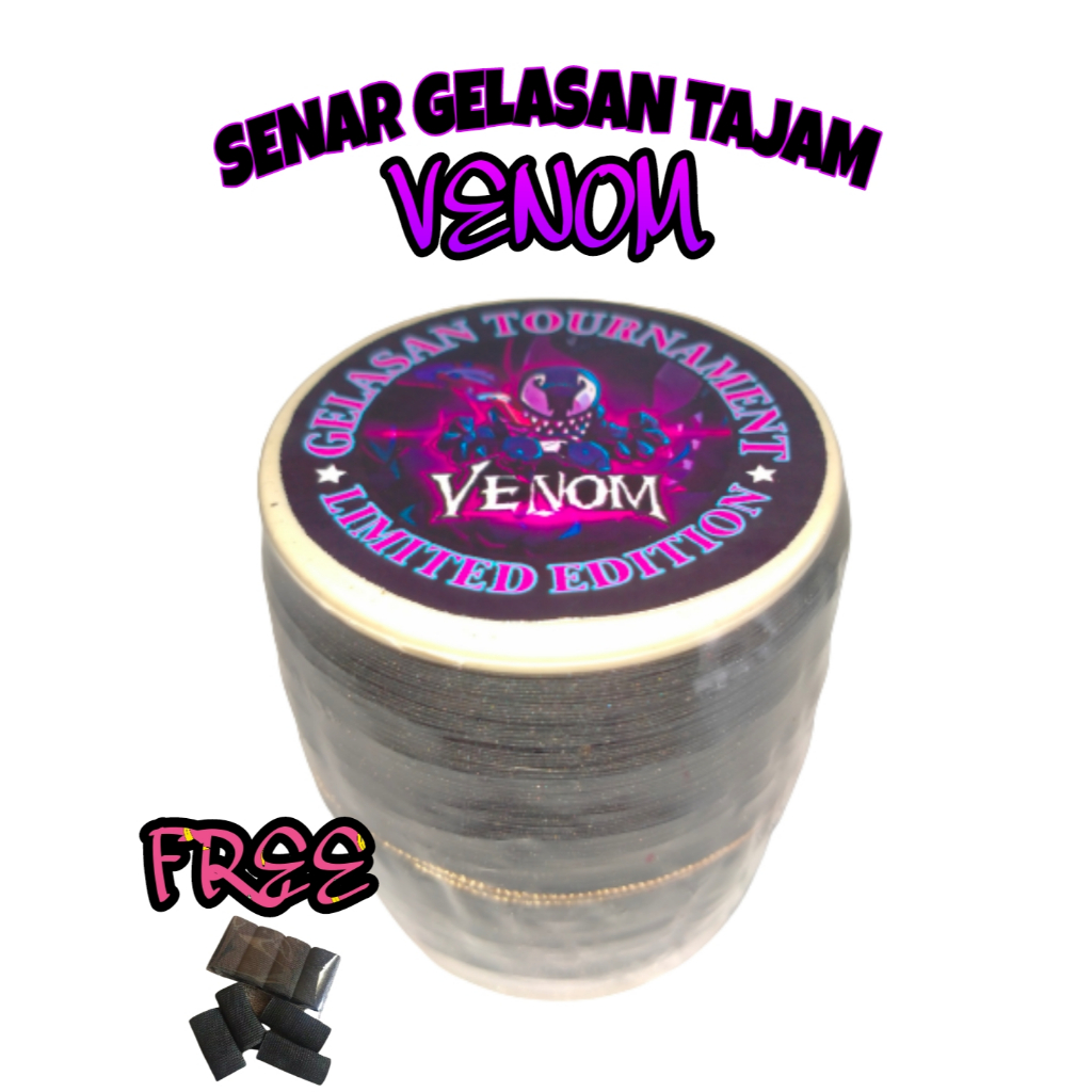 Gelasan/Benang Layangan Venom- Benang Gelasan Super Tajam - Free Pelindung Jari