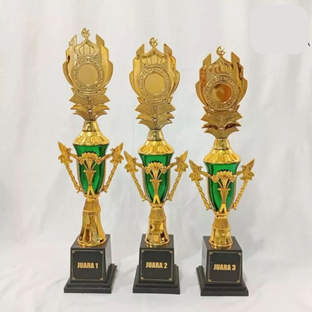 piala juara 1 , 2, 3 tema Figur masjid