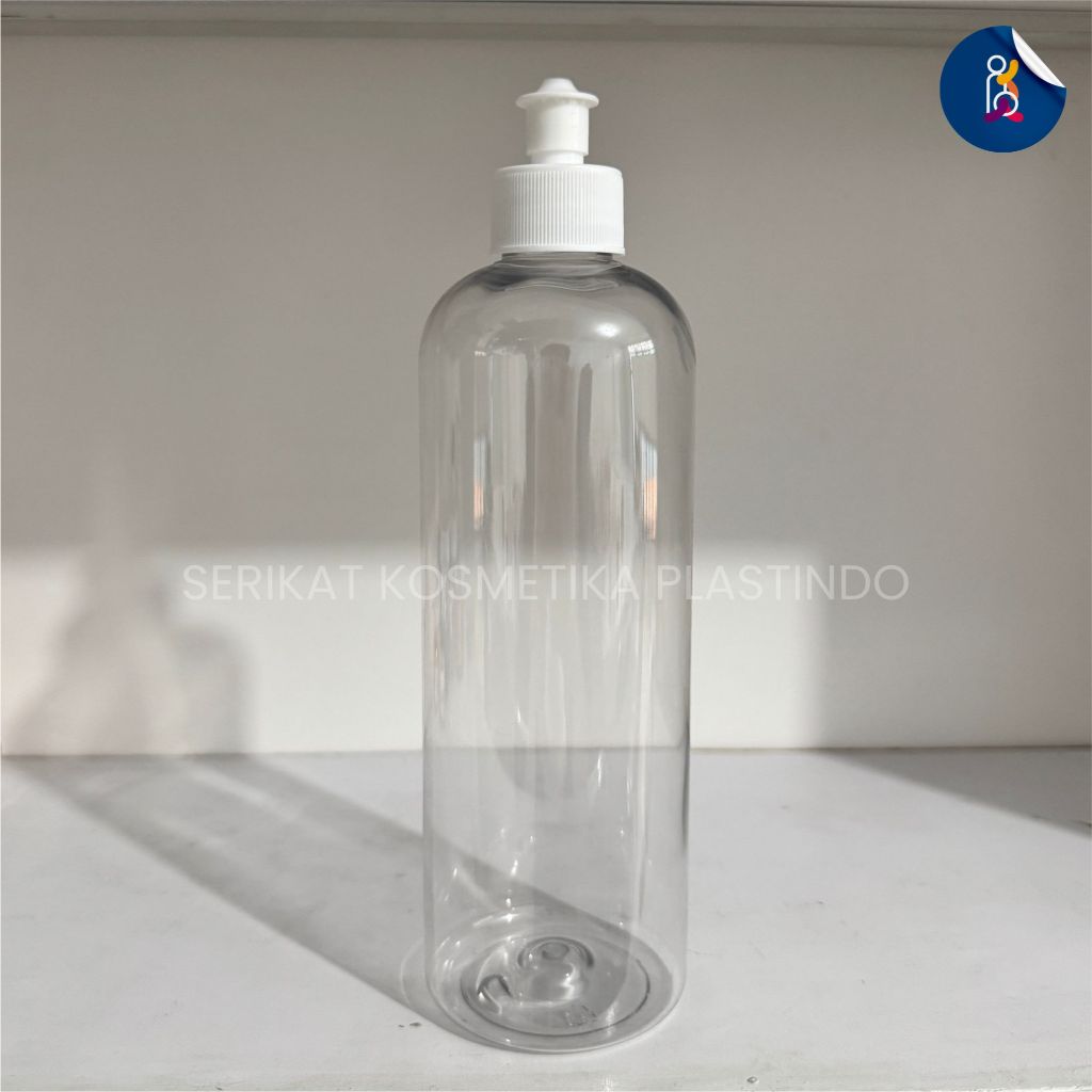 Botol 500ml Clear Tinggi Tutup Prestop Sunlight / Botol Sabun Cuci Piring Sunlight 500ml