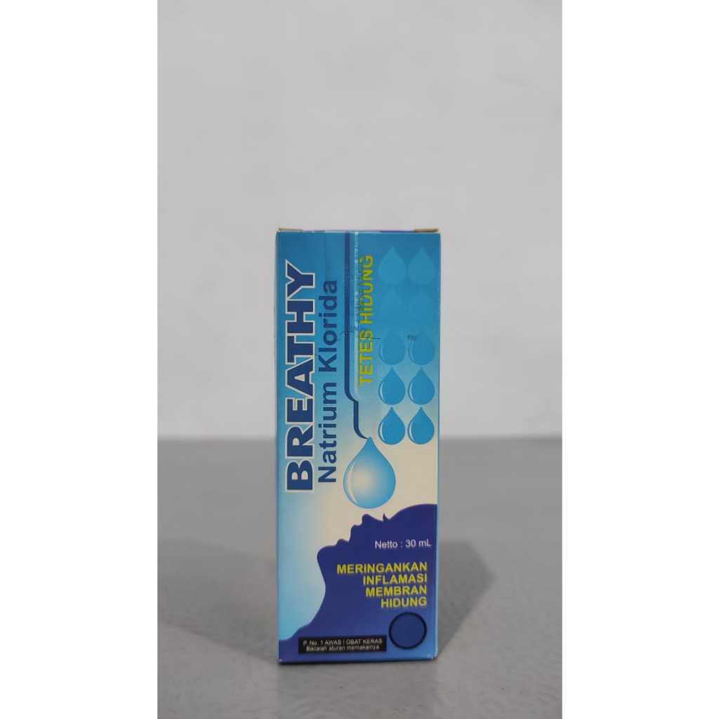 OBAT TETES HIDUNG HUSUS ANAK DAN BAYI BREATHY NASAL DROPS 30ML
