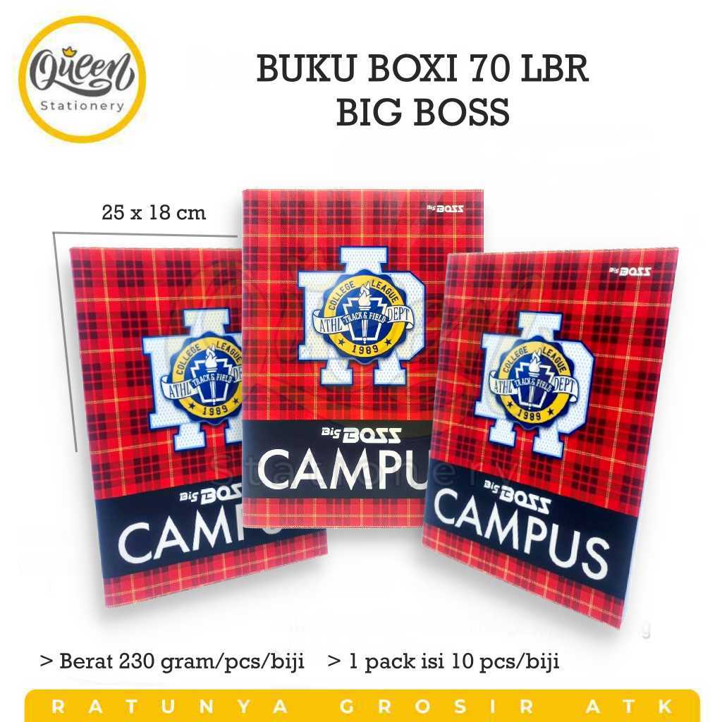 1 PCS BUKU BOXI 70 LEMBAR BIG BOSS BUKU TUGAS / BUKU TULIS SEKOLAH / BUKU CATATAN (R-5124)